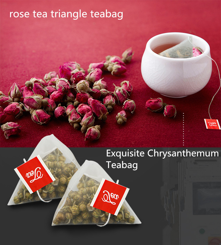 Nylon Triangle Rooibos Teabag Packaging Machine CE ISO9001 LC-NT-6