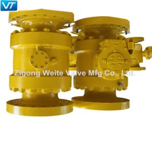 China RPTFE Forged Steel Floating Ball Valve API 6D Soft Sealing Valve WCC Body wholesale