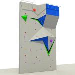 Adventure Weatherproof Outdoor Climbing Wall Eco Friendly For Commercial Square