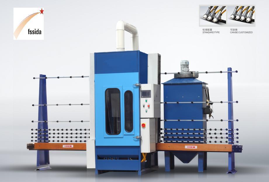 Manufacturer Supply Glass Processing Dustless Sandblasting Machine
