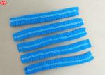 Disposable Anti Dust Pp Non Woven Mob Cap Blue / White Color