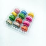 Customized blister package clear 12 holes macaron tray