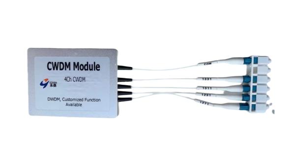 Quality 2 /4Channels DWDM Module Low Insertion Loss Fiber WDM Multiplexer for sale