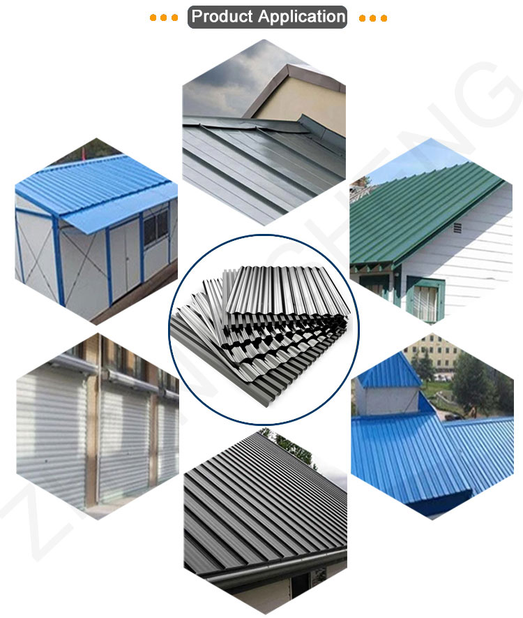 Roofing Tile Coating Types PE/PVDF/HDP/SMP Best Galvanized Steel Sheet ASTM DX51D 0.14mm-2.0mm for Your