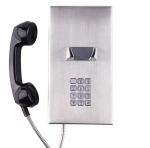 Emergency Jail Telephone Wall Mounted , 304 Stainless Steel Public Telephone