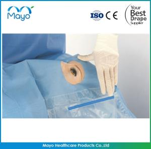 China Disposable CE approved Ophthalmic Drape Eye Drape with pouch wholesale
