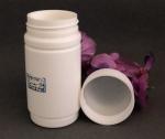 White Wide Mouth Plastic Screw Top Bottles For Medicine Packaging
