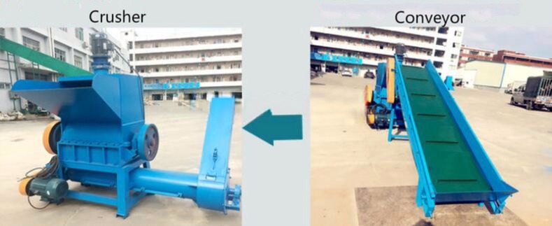 OEM Polystyrene Recycling Machine For PET Bottle Label Separation In Tire Recycling Line