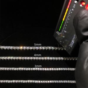 China Fine Jewelry Moissanite Tennis Chain S925 Silver Diamond Vvs Bracelet Hip Hop wholesale