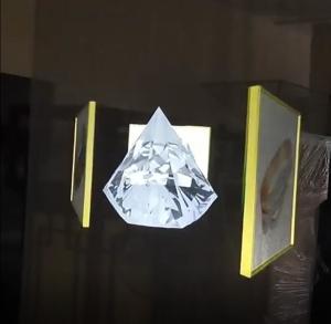 China Custom Holographic 3D Displays Gauze Screen Projector 90UM Thickness wholesale