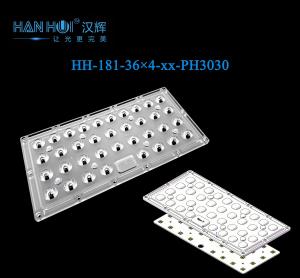 China 253×120mm T2/T3/T4/T5 Available 36×4 3030LEDs WaterProof Low Glare Lens For Street Lighting&amp;Parking Lot Lighting wholesale