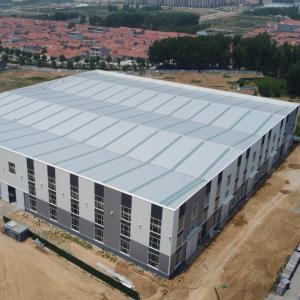 China Prefab Galvanized Steel Warehouse with 50-Year Lifespan wholesale