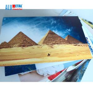 China Signage 1220mm PE Aluminum Composite Panel Fireproof ACM Antibacterial wholesale