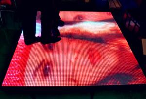 China 110V-240V Dance Floor LED Screen 1 Year Warranty And 100000 Hours Life Span wholesale