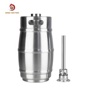 China LFGB Portable Double Wall Refillable 5 Liter Mini Keg wholesale