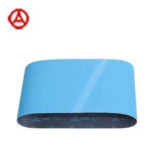 China Zirconia Alumina Ceramic Abrasive Polyester Sanding Belts Cool Grinding Technology wholesale