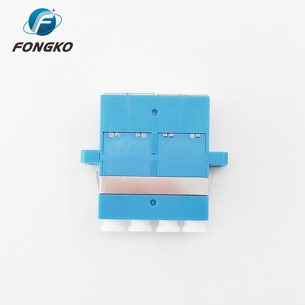 1550nm Singlemode Blue Fiber Optic UPC LC Connector Adapter