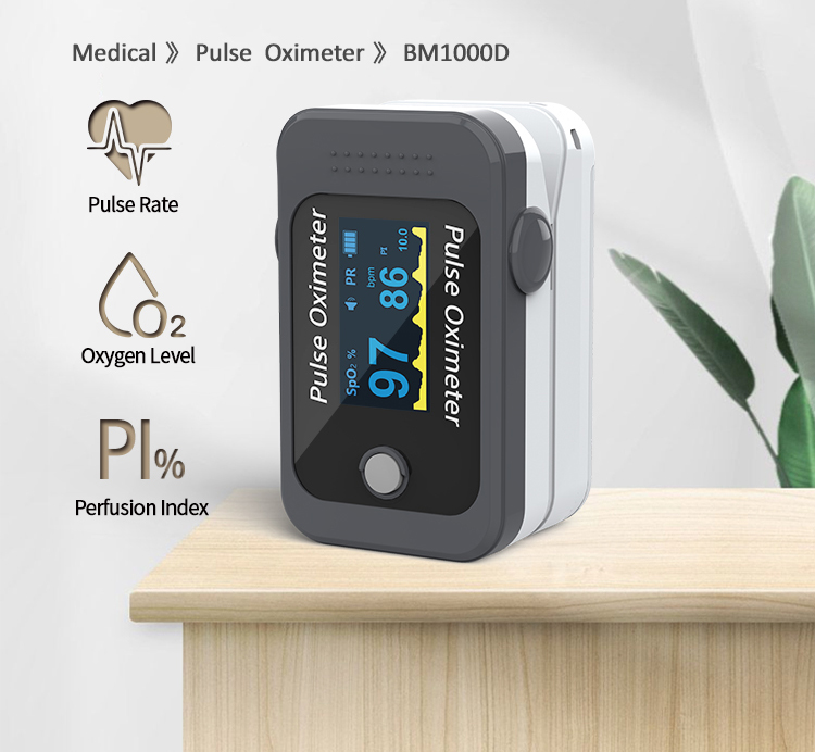 BM1000D Wireless Fingertip Pulse Oximeter Smart Portable Digital Oximeter