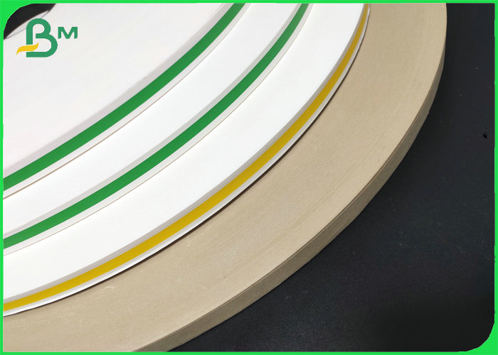 Biodegradable Brown 60gsm Kraft Strip Paper Reels FDA Approved Paper Straw Raw Material