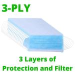 Breathable Antibacterial Surgical Mask Personal Protective Equipment Mask