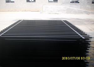 China Outdoor Tubular Metal Fence , Ornamental Gates And Railings For Balcony Stair Railing wholesale