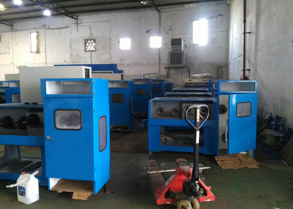 24 Pass Copper Wire Drawing Machine From 1.2mm To 0.2mm