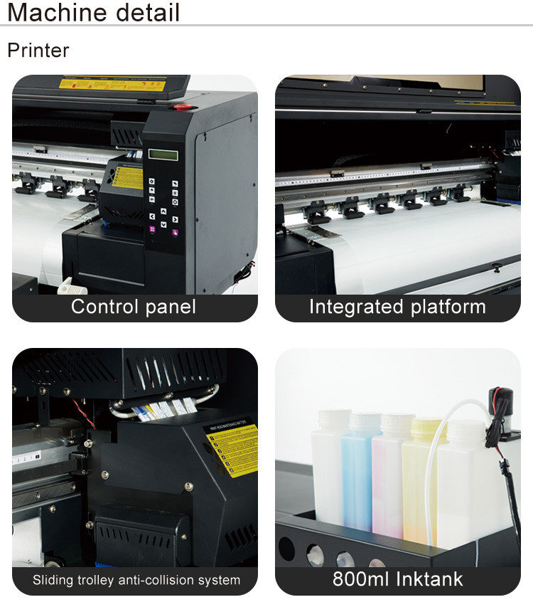XP600/I3200 Print Head DTF Transfer Printer With A1 24 Inches Printing Width