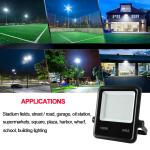 IP65 Led Floodlight Outdoor Lighting Device 300w 200w 100w 50w 30w High Density