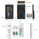 Colorful AV Screen Indoor Outdoor Wireless Weather Station