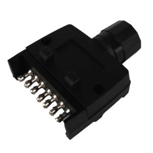 China Plastic Cover Flat Trailer Plug / Trailer Pin Connector Lightweight Small Size wholesale