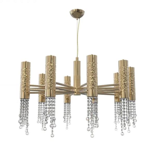 AC85 - 265V 10000lm Modern Crystal Chandelier Energy Saving Indoor Lighting