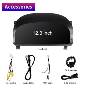 China 1920*720 12.3 Inch Car LCD Instrument Panel For Toyota Alphard 20 2008 2014 wholesale
