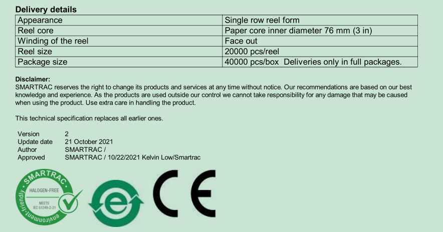 ECO Friendly RFID Tag Sticker For Lost Items Flexo Printing