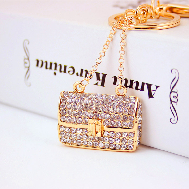 Silkscreen Key Chain Ornaments , OEM 5cm Perfume Bottle Keyring