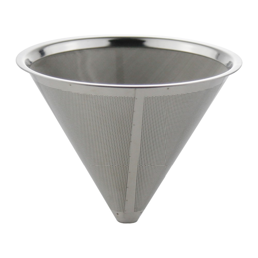 4 Cup Pour Over Coffee Dripper , Reusable Coffee Filter Cone For Carafes