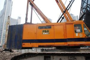 China 150T used P&amp;H KOBELCO crawler crane 7150. Syrian Uzbekstan wholesale