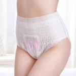 Organic Cotton Disposable Menstrual Panties Underwear with Soft Non-woven Top