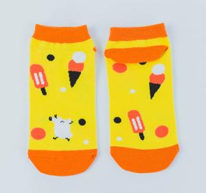 China Girls Knitted Ankle Length Socks / Cute Ankle Socks Funny Standard Thickness wholesale