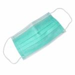 Safe Breathable Disposable Medical Face Mask Green Color For Nail Salons