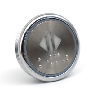 China Round 37mm Stainless Steel Button Elevator Touchless Button wholesale