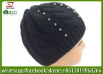 Chinese manufactuer beanie patch knitting hat cap patterns 69g 20*20cm 100