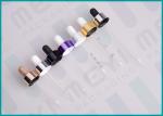 Aluminum Sheathed Bulb Glass Liquid Dropper , 20/400 Colorful Glass Bottle