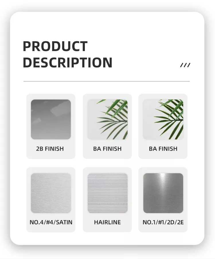 AISI Stainless Steel Panel 304 310S 316 321 SS Sheet Stainless Plate 6mm