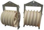 Five Wheel Nylon Four Bundled Conductor Stringing Blocks