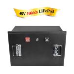 48v 100ah Lifepo4 Battery Waterproof M8 Terminals