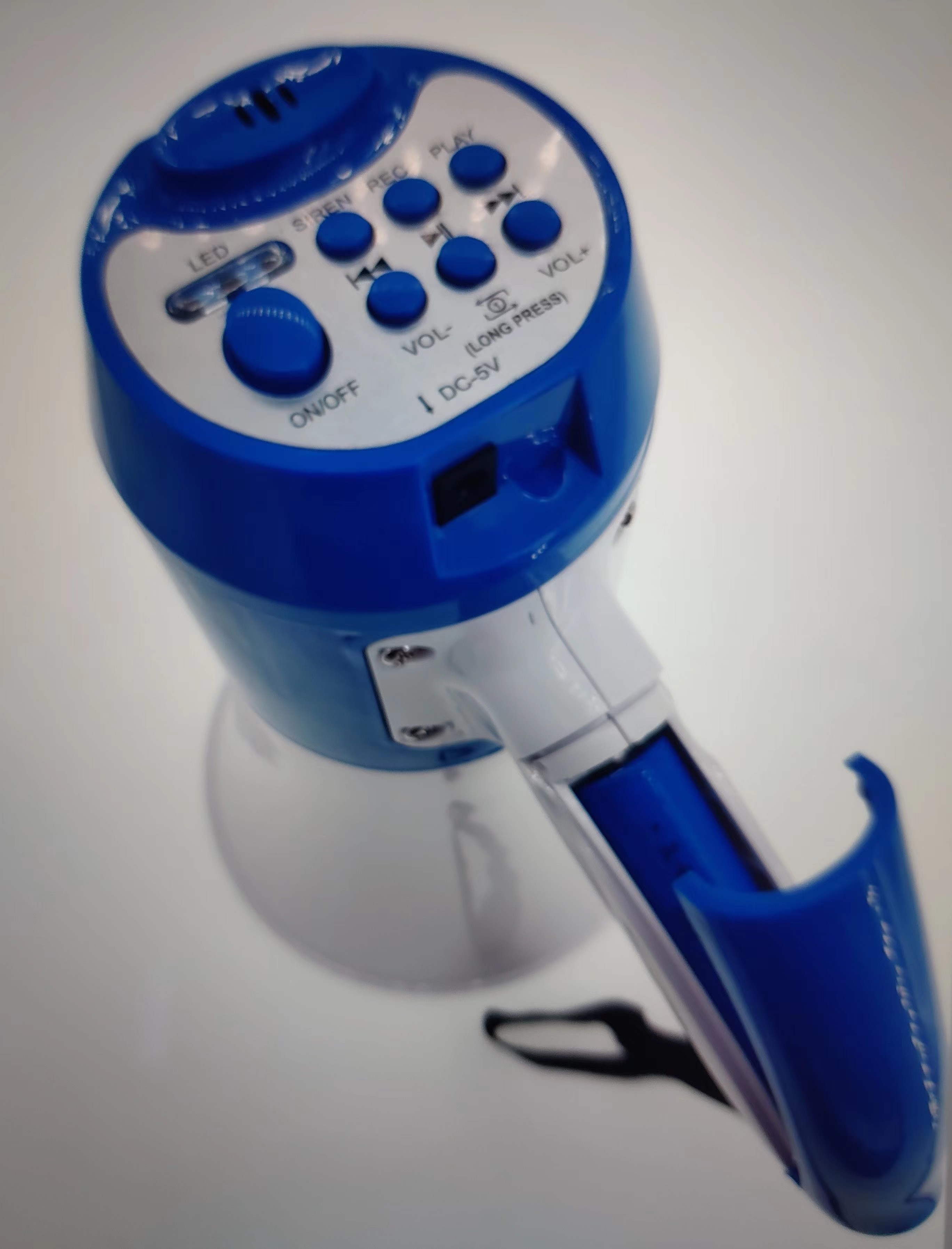 Portable Lithium Battery Hand Held Megaphone With Recorder , Wireless