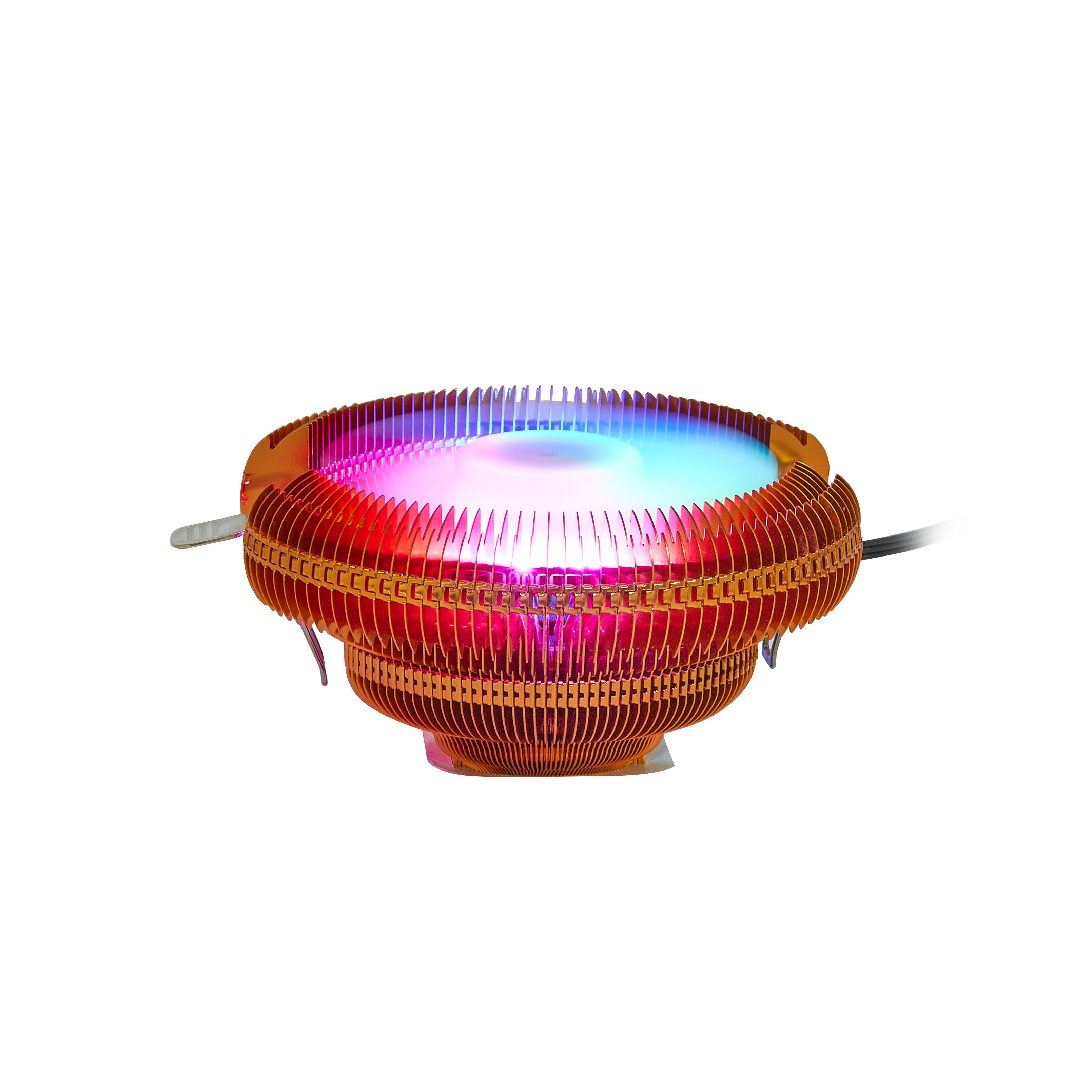 RGB Led Lighting CPU Cooling Radiator For IntelLGA775 Core2DUO AL1050 22 DBA