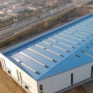 China Prefab Steel Warehouse Building with Painted Surface Q235B Q355B wholesale