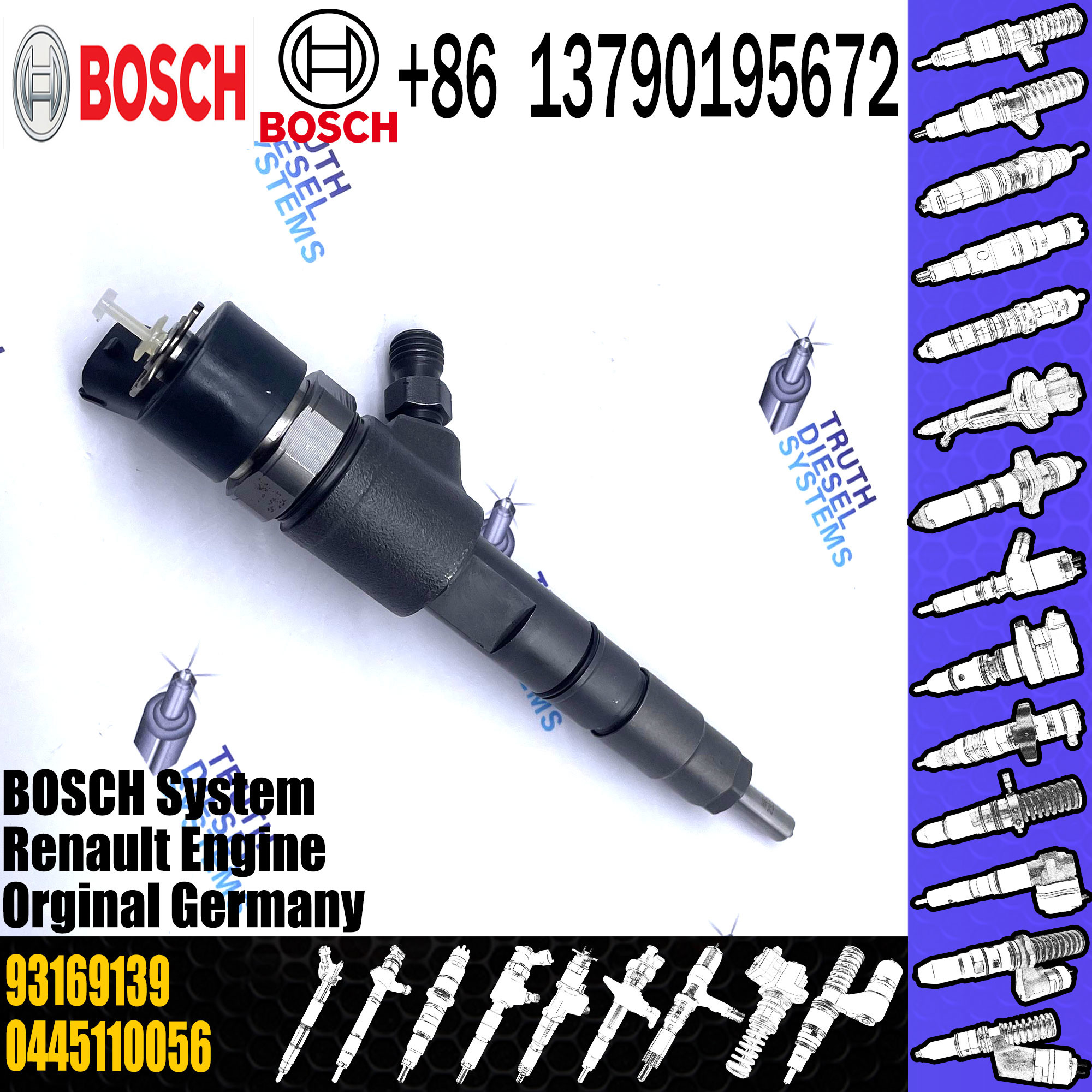 0445110146 Bosch Exchange Injector 93169139 For Opel Vauxhall