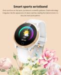 Blood Pressure Monitoring Sport Wristband 180mah Led Smartwatch